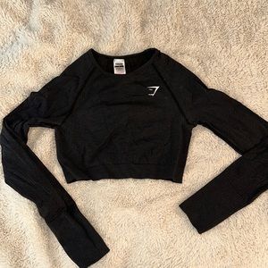 GYMSHARK LONG SLEEVE CROP